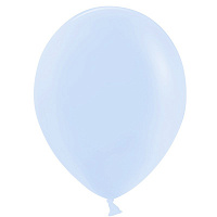 Макарунс синий 12""(30см)  пастель Китай (Blue / Macaroons) 100шт/уп