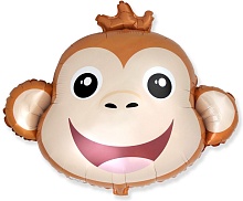 FM фигура большая 901877 Голова, Милая Обезьянка Фольга